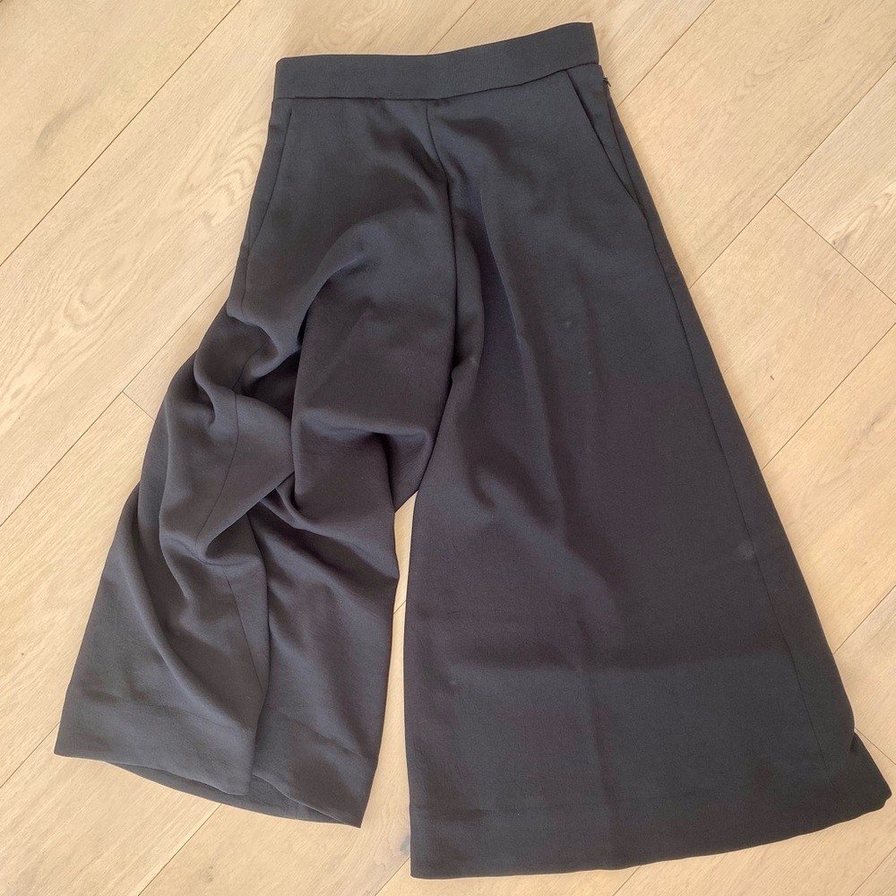 COS Black Wide Leg Pants